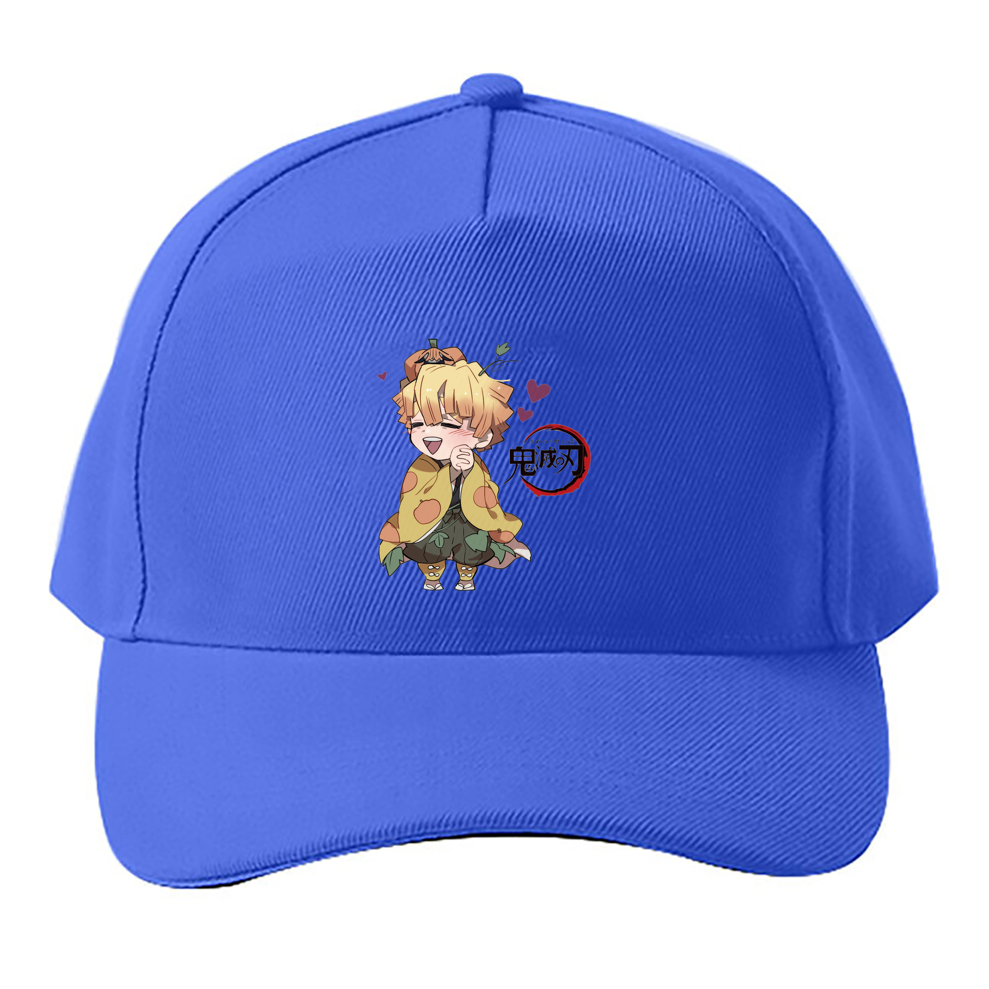 （画像用） 鬼滅の刃（きめつのやいば）我妻 善逸／あがつま ぜんいつ Agatsuma Zenitsu ベースボールキャップ 綿100％ 男女兼用 帽子 スポーツ